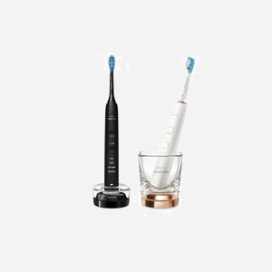 Philips DiamondClean 9000 HX9914/57 : Brosse à dents électrique à ultrasons, 5 modes, Li-Ion, 2 poignées, 2 têtes, application mobile - Miniature 1