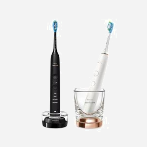 Philips DiamondClean 9000 HX9914/57 : Brosse à dents électrique à ultrasons, 5 modes, Li-Ion, 2 poignées, 2 têtes, application mobile - Miniature 2