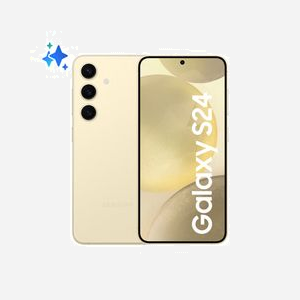 Samsung Galaxy S24 Ambre/Jaune, Double SIM 5G, écran 6.2" Dynamic AMOLED 2X, 8Go RAM, 256Go, Exynos 2400, triple caméra 50MP, Android.