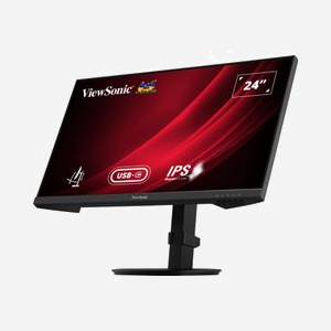 Viewsonic VG2409-MHDU-2 : Moniteur 23.8" FHD IPS LED 100Hz, 4ms, Hub USB 3.2, HDMI 1.4, DisplayPort, FreeSync, HDR10, VESA 100x100 - Miniature 4