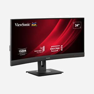 Viewsonic VG3456C Écran PC LED 34" UltraWide Quad HD 3440x1440, 5ms, 100Hz, Dalle VA, 400cd/m², AMD FreeSync Premium, Hub USB 3.2, Noir - Miniature 2