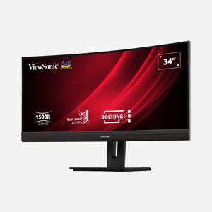 Viewsonic VG3456C Écran PC LED 34" UltraWide Quad HD 3440x1440, 5ms, 100Hz, Dalle VA, 400cd/m², AMD FreeSync Premium, Hub USB 3.2, Noir - Miniature 3