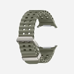 Samsung Bracelet Extrême Sport ET-SNL70MKEGEU Vert pour Galaxy Watch Ultra, Boucle Titane Argent, Système d'Attache Facile - Miniature 3