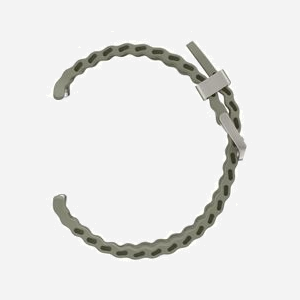 Samsung Bracelet Extrême Sport ET-SNL70MKEGEU Vert pour Galaxy Watch Ultra, Boucle Titane Argent, Système d'Attache Facile - Miniature 4