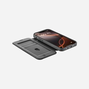 Cellularline DAILYMAGIPH16PROK : Étui Folio Simili-Cuir Noir pour iPhone 16 Pro (6.3"), Compatible MagSafe, 2 Rangements Cartes, Protection Anti-Rayures & Anti-Bactérienne. - Miniature 2