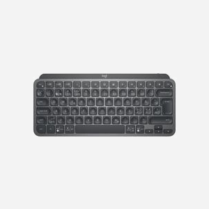 Logitech MX Keys Mini Graphite - Clavier Mini Sans Fil RF+Bluetooth QWERTY Nordique - Switch Ciseaux - Rétroéclairé - Batterie 1130mAh Rechargeable USB-C - Miniature 3