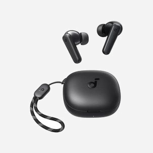 Anker R50i Écouteurs True Wireless Stereo (TWS) Bluetooth 5.3 Noir - Autonomie 10h/30h, IPX5, Gaming/Sports, Microphone intégré, USB-C
