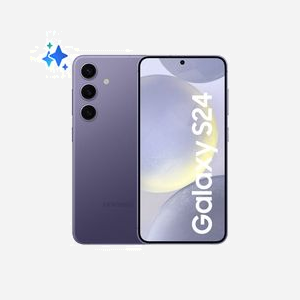 Samsung Galaxy S24 6.2" Dynamic AMOLED 2X 8Go RAM 128Go 5G Double SIM Exynos 2400 Caméra 50MP OIS IP68 Cobalt Violet Android