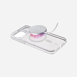 Cellularline Gloss Mag Housse Transparente pour iPhone 15 Plus 6.7" compatible MagSafe, recharge sans fil, 166x10mm, 92g, référence GLOSSMAGIPH15MAXT - Miniature 2