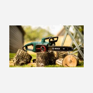 Tronçonneuse Bosch 0-600-8B8-303 Secteur 1800W, Longueur de lame 35cm, Vitesse de chaîne 12m/s, Guide 110cm, Système SDS, Poids 4.2kg Vert - Miniature 3