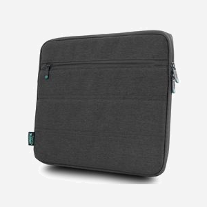 Urban Factory ELS14UF Housse Ordinateur Portable 14" Vert/Gris - r-PET Recyclé 70% - Poche Avant - 360x270x20mm - Compatible Toutes Marques