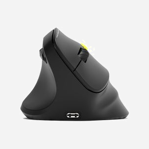 Port Designs 910008 Souris Ergonomique Gaucher sans Fil RF + Bluetooth, Optique 2400 DPI, 5 Boutons, USB-C, Compatible Windows/macOS/Android/ChromeOS - Miniature 3