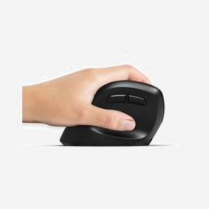 Port Designs 910008 Souris Ergonomique Gaucher sans Fil RF + Bluetooth, Optique 2400 DPI, 5 Boutons, USB-C, Compatible Windows/macOS/Android/ChromeOS - Miniature 4