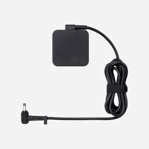 ASUS Adaptateur Secteur 45W (19V, 2.37A) Interne - Entrée 100-240V, 50-60Hz, 1.2A - Connecteur EU - Noir - 59x59x28.5mm - Compatibilité étendue Ordinateurs Portables