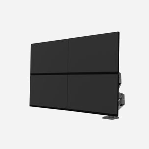 Ergotron LX Pro Series 45-686-293 Support Bureau 2 écrans max 27" (68.6cm) Pince VESA 75/100mm Charge max 10kg/écran Gris foncé - Miniature 2
