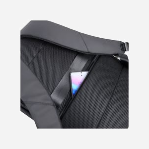 Port Designs Chicago Evo Expandable Eco Sac à dos 16" Polyester Noir, Volume 6-14L, Compartiment PC 386x267x30mm, Poches multiples, R-PET recyclé - Miniature 2