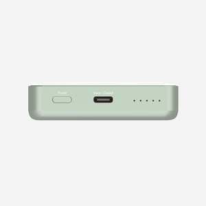 Verbatim Chargeur Portable 10000 mAh Vert, Recharge Sans Fil 15W, USB-C Quick Charge 3.0, Puissance Totale 35W, Compatible MagSafe - Miniature 3