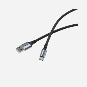 Verbatim Câble USB 2.0 A vers C, 1.2m, Noir - Transfert jusqu'à 0.48 Gbit/s, Nylon, Power Delivery 18W, Renforcé, Diamètre 3.8mm - Réf. 31843 - Miniature 2