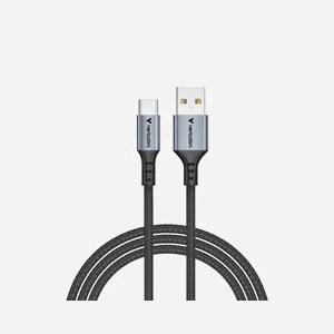 Verbatim Câble USB 2.0 A vers C, 1.2m, Noir - Transfert jusqu'à 0.48 Gbit/s, Nylon, Power Delivery 18W, Renforcé, Diamètre 3.8mm - Réf. 31843 - Miniature 3