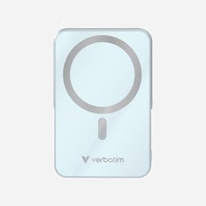 Verbatim Charge'n'Go 32266 Batterie Externe Magnétique 10000mAh Li-Po Recharge Sans Fil 15W USB-C 20W Power Delivery Bleu - Miniature 2