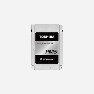 Toshiba KPM51VUG400G SSD 400Go 2.5" SAS NVMe TLC pour Serveur/Station de travail, Lecture 1470Mo/s, Ecriture 680Mo/s, 12Gbit/s - Miniature 1