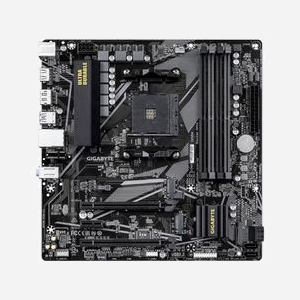 GIGABYTE B550M DS3H R2 - Carte mère AMD B550, Socket AM4, DDR4 jusqu'à 4733MHz (O.C.), 2x M.2 PCIe 4.0/3.0, LAN 1GbE, USB 3.2 Gen 1 - Miniature 2