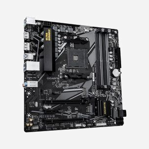 GIGABYTE B550M DS3H R2 - Carte mère AMD B550, Socket AM4, DDR4 jusqu'à 4733MHz (O.C.), 2x M.2 PCIe 4.0/3.0, LAN 1GbE, USB 3.2 Gen 1 - Miniature 3