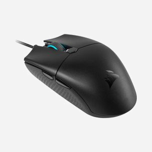 Corsair Katar Pro Souris Gaming Optique 12400 DPI USB Type-A 6 Boutons Programmables 1000Hz 103g Droitier Éclairage Bleu - Miniature 2