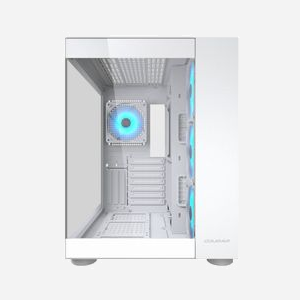 COUGAR Gaming FV150 RGB Boîtier PC Midi Tower Blanc, ATX/micro ATX/Mini-ITX, 2x 3.5", 2x 2.5", 3x 120mm latéraux, 1x 120mm arrière, USB 3.2 Gen 1/Gen 2 Type-A/Type-C - Miniature 3