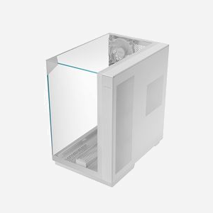 Mars Gaming MC-3GFW Tower Blanc - Boîtier PC ATX/microATX/Mini-ITX, 1x3.5", 3x2.5", 7 slots, Vitre trempée, 2x120mm AR, USB 3.2 Gen 1/2, éclairage RGB. - Miniature 1