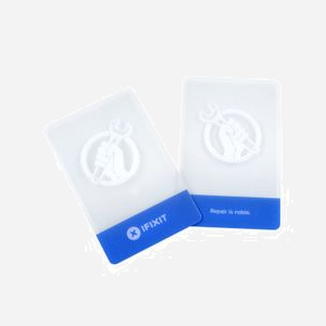 iFixit EU145101 Kit 2 Outils d'Ouverture : Spudger Plastique & Film Plastifié - Bleu, Transparent, Blanc - Réparation Appareils Électroniques - Miniature 2