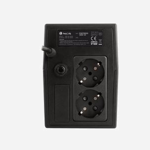NGS FORTRESS 1200 V3 Onduleur OFF LINE 1.2 kVA / 480W, Entrée 230V, 2 Prises Type F, AVR, Protection Surcharge/Court-circuit, Format Compact - Miniature 4