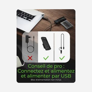 ICY BOX IB-180MS-C31 Boîtier Externe USB 3.2 Gen 2 Type-C pour SSD/HDD M.2 & SATA III, 10 Gbit/s, Noir, Support UASP, Compatible Windows/macOS/Linux - Miniature 5