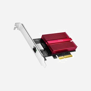 Cudy PE10G - Carte Réseau 10GbE Ethernet, Interface PCI Express 3.0, Ports RJ-45, Standards IEEE 802.3, Support Windows/Linux/Server 2022 - Miniature 2