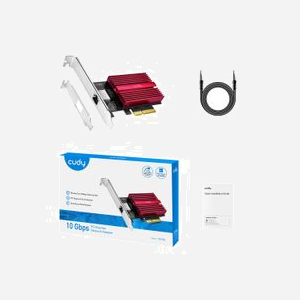 Cudy PE10G - Carte Réseau 10GbE Ethernet, Interface PCI Express 3.0, Ports RJ-45, Standards IEEE 802.3, Support Windows/Linux/Server 2022 - Miniature 3