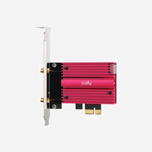 Cudy WE9300S : Carte réseau interne PCIe Wi-Fi 7 (802.11be) Tri-bande 5765 Mbit/s + Bluetooth 5.4, Antenne 2x2, Compatible Windows 11 - Miniature 2