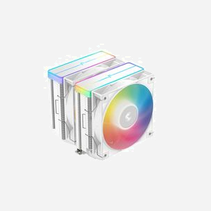 DeepCool AG620 WH ARGB V2 Refroidisseur d'air CPU 12cm, 2 ventilateurs, 6 caloducs, 270-2145 tr/min, 29.4dB, 67.88 CFM, sockets Intel/AMD