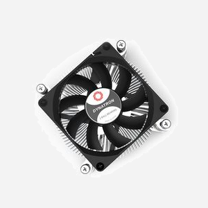Inter-Tech Z-60 Refroidisseur d'air pour Processeur - 8cm, 800-2500 RPM, 16-27.3 dB, 30.8 CFM, Socket LGA 1700/1851, TDP 65W, Roulement à billes double