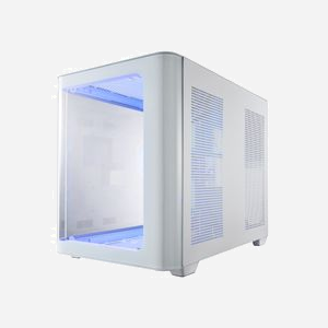 FSP S380-WA Micro Tower Blanc (micro ATX/Mini-ITX) - 2x120mm Latéral, 1x120mm Arrière, Baies 2x2.5"/2x3.5", USB 3.2 Gen1/Gen2, SPCC/Verre Trempé - Miniature 4
