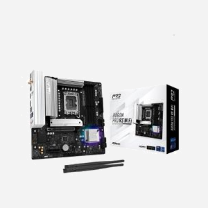 Asrock B860M Pro RS WiFi : Carte mère micro ATX Intel B860, Socket LGA 1851, DDR5 256Go max, M.2, SATA III, WiFi 6E, 2.5GbE, RAID, Realtek ALC897 - Miniature 1