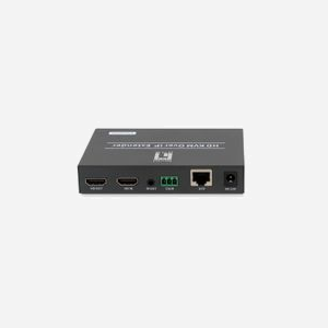LevelOne HVE-6701T Émetteur AV 1080p HDMI 1.3b sur Cat5e/6/7 (jusqu'à 150m) Bande Passante 6.75Gbit/s, HDCP, Port RS-232 et USB Mini-USB - Miniature 2