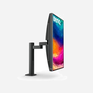 BenQ PD2706UA - Écran LCD 27" 4K UHD 3840x2160, IPS, 5ms, HDR400, USB-C (90W), HDMI 2.0, DisplayPort 1.4, sRGB 99%, Hub USB 3.2 Gen 1 - Miniature 3