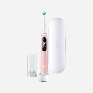 Oral-B 445197 Brosse à dents électrique vibrante Adulte 5 modes (Soin quotidien, Gencives, Sensible, Super Sensitive, Tongue care) Rose/Blanc, Batterie intégrée, 2 têtes - Miniature 1