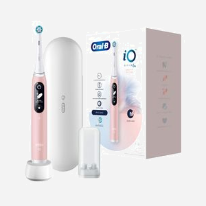 Oral-B 445197 Brosse à dents électrique vibrante Adulte 5 modes (Soin quotidien, Gencives, Sensible, Super Sensitive, Tongue care) Rose/Blanc, Batterie intégrée, 2 têtes - Miniature 2