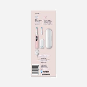 Oral-B 445197 Brosse à dents électrique vibrante Adulte 5 modes (Soin quotidien, Gencives, Sensible, Super Sensitive, Tongue care) Rose/Blanc, Batterie intégrée, 2 têtes - Miniature 3