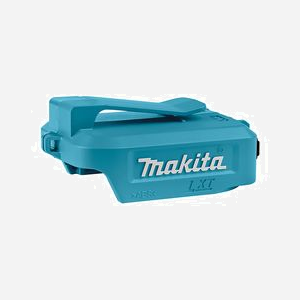 Makita DECADP05 Chargeur Batterie Universel USB pour Li-Ion 18V, 2 Ports USB, 72x102x43mm, Bleu, Garantie 3 ans