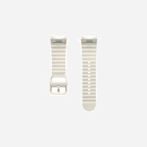 Bracelet Samsung ET-SNL30SWEGEU Crème Nitrile/Caoutchouc S/M pour Galaxy Watch 7 - Attache Facile - Miniature 2