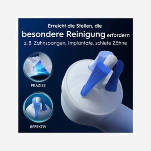 Oral-B 373371 : Lot de 2 têtes de brosse à dents blanches, remplacement recommandé tous les 3 mois, compatible Oral-B - Miniature 3