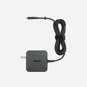 ASUS Adaptateur Secteur USB-C 65W (90XB04EN-MPW1G0) : 100-240V, 50-60Hz, Sortie 20V/3.25A, Compatible Portables ASUS RC71L, UX325, BR1100 & Autres