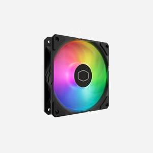 Cooler Master SickleFlow Edge 120 ARGB Ventilateur 120mm Noir, 690-2500 tr/min, 70.7 CFM, 32.8 dB(A), LDB, LED ARGB 3-pin, Connecteur 4-pin